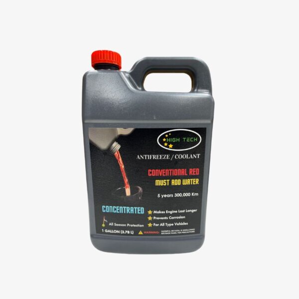 HIGH TECH Concentrate 100% Antifreeze Conventional Red